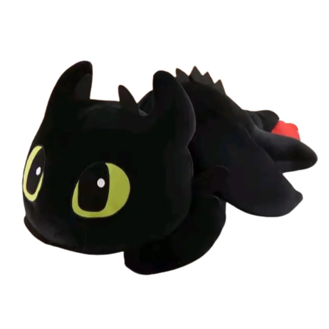 PELUCHE DRAGON CHIMUELO FURIA NOCTURNA - MIDE 34 CM LARGO - 2