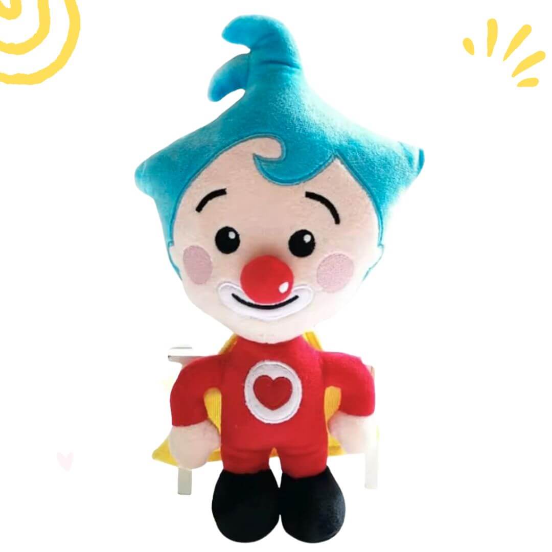 PELUCHE PAYASO PLIM PLIM - MIDE 25 CM ALTO - 1