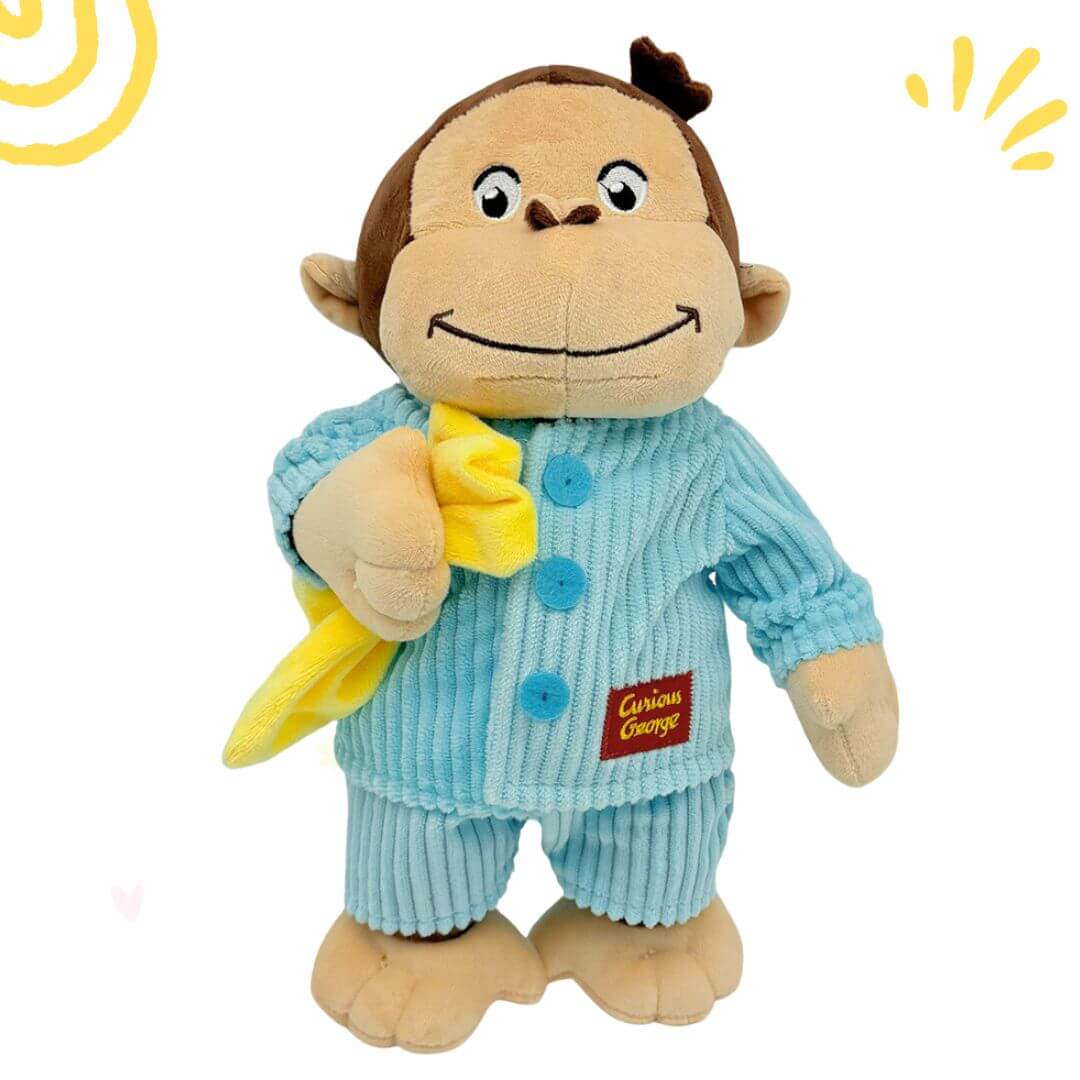 PELUCHE JORGE EL CURIOSO MONO - MIDE 33 CM ALTO - 1