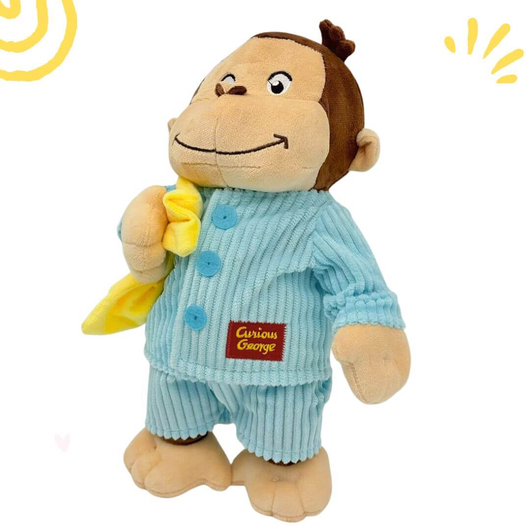 PELUCHE JORGE EL CURIOSO MONO - MIDE 33 CM ALTO - 2