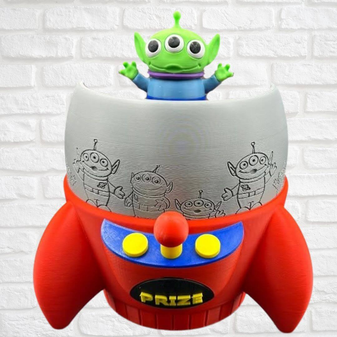 PALOMERA COHETE ALIENS TOY STORY POPCORN PELUCHE - MIDE 24 CM ALTO - 3