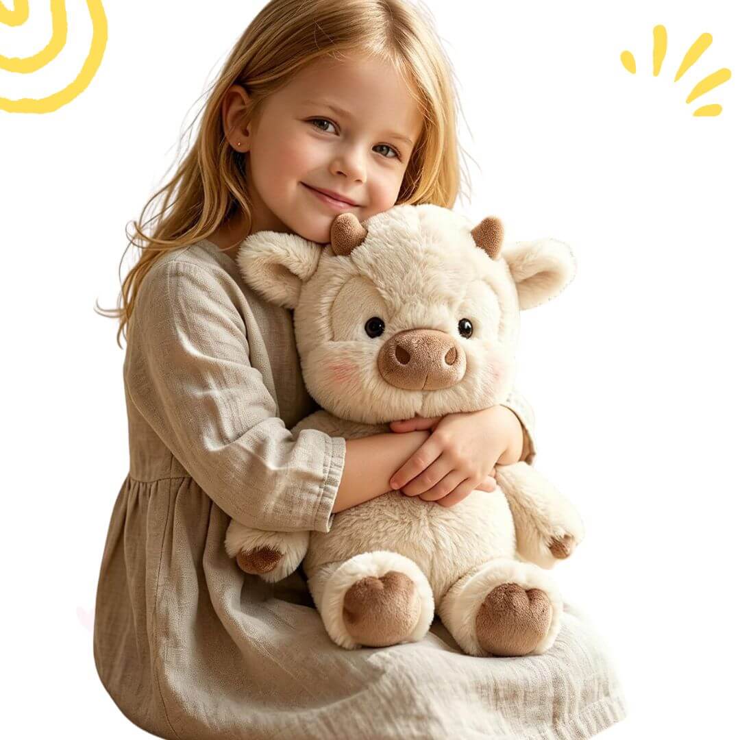 PELUCHE VACA CAMINADORA CORREDORA (SOLO ES PELUCHE) - MIDE 36 CM ALTO - 2
