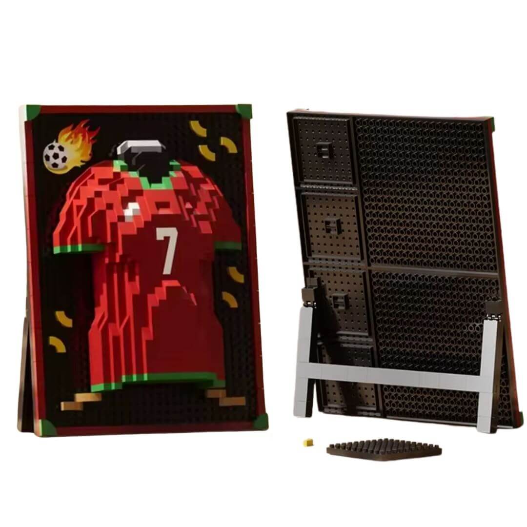 BLOQUES ARMABLES CAMISETA PORTUGAL MUNDIAL 2026 PELUCHES - MIDE 12 CM ALTO - 2
