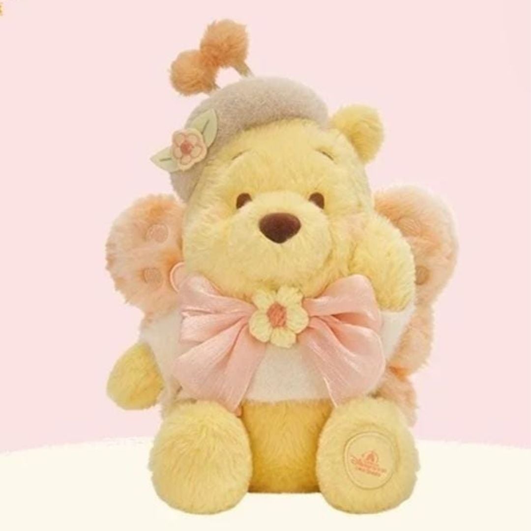 PELUCHE WINNIE POOH DISFRAZADO MARIPOSA - MIDE 40 CM ALTO - 1