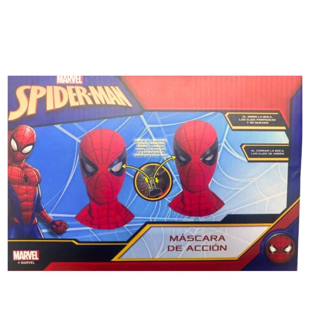 MASCARA SPIDERMAN OJOS MOVIBLES PELUCHE - 3