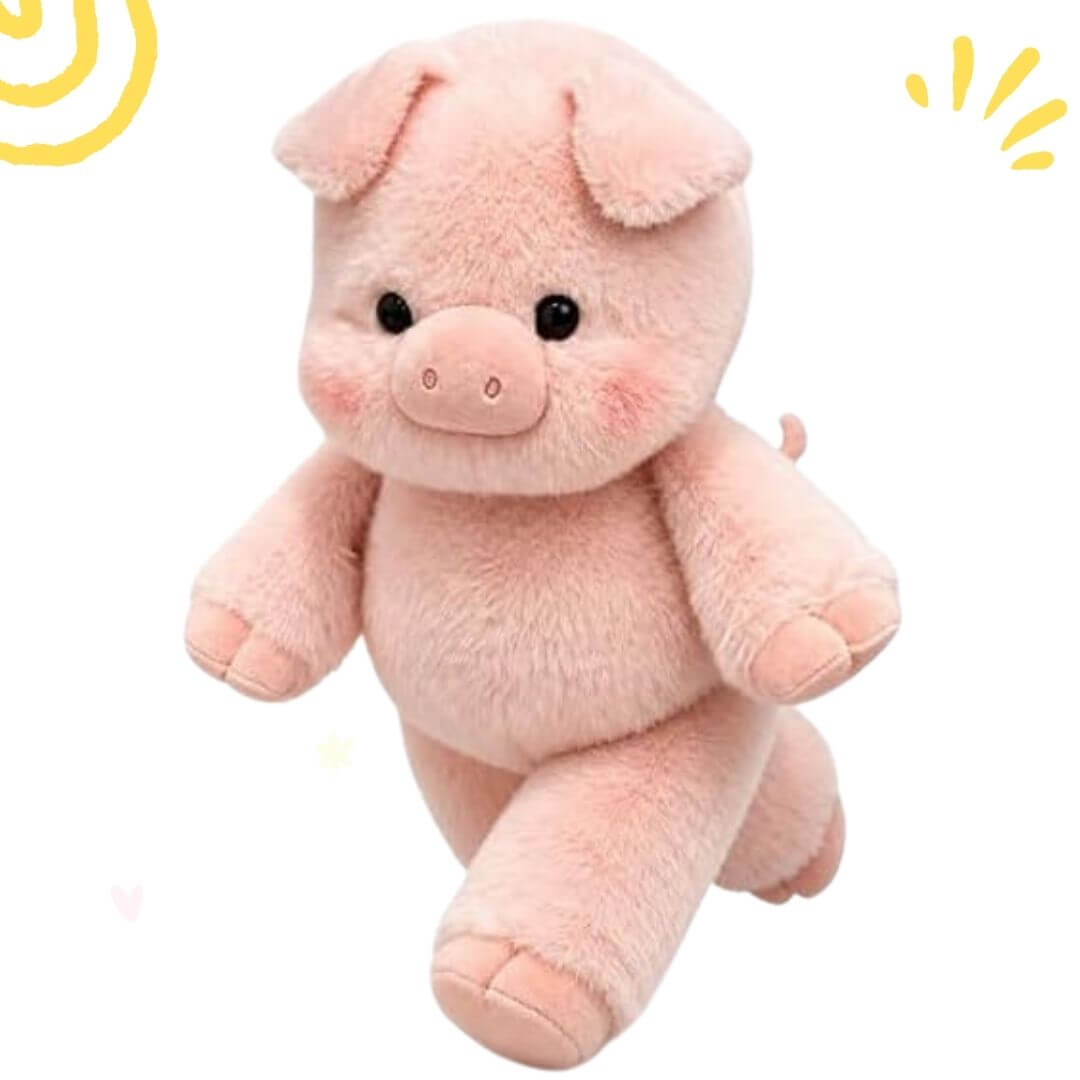 PELUCHE CHANCHITA CAMINADORA CORREDORA VACA - MIDE 45 CM DE ALTO - 1