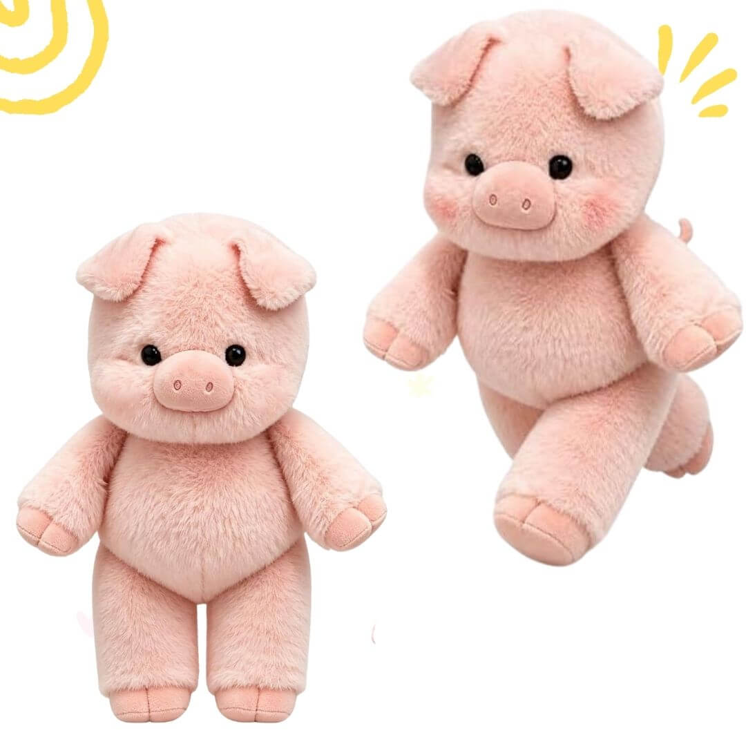 PELUCHE CHANCHITA CAMINADORA CORREDORA VACA - MIDE 45 CM DE ALTO - 3