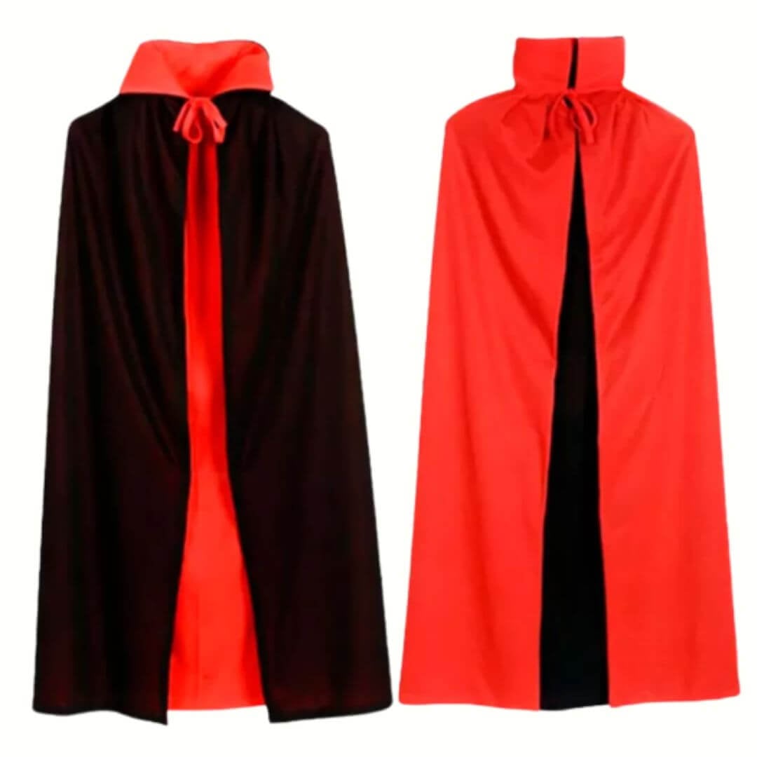 CAPA VAMPIRO REVERSIBLE DISFRAZ - MIDE 80 CMS LARGO - 2