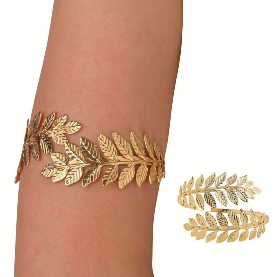 SET DIOSA GRIEGA LA ODISEA DISFRAZ - CORONA, ARM CLUFF Y COLLAR - 3