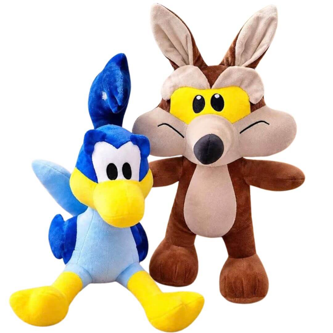 PELUCHE CORRECAMINOS ACME COYOTE LOONEY TUNES - MIDE 35 CM ALTO - 3