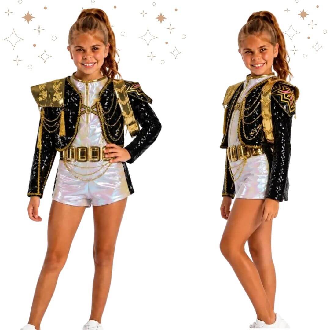 DISFRAZ RUMI GOLDEN GUERRERAS KPOP TRAJE - TALLAS 4 HASTA 14 - 2