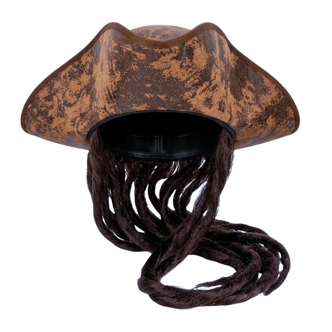 SOMBRERO PIRATA JACK SPARROW GORRO DISFRAZ - NIÑOS Y ADULTOS - 3