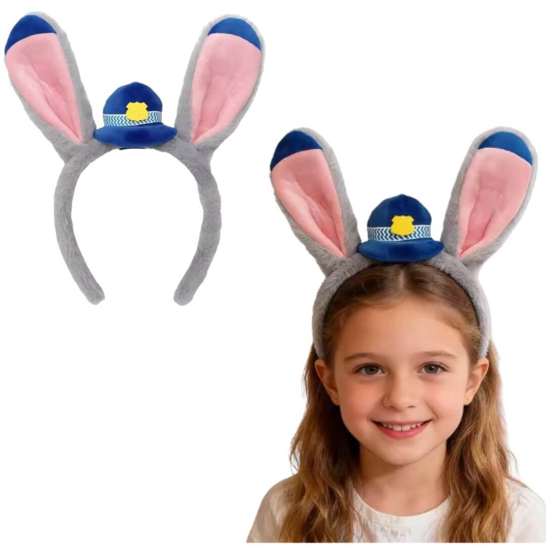 VINCHA CONEJA JUDY HOPPS ZOOTOPIA DISFRAZ - NIÑOS Y ADULTOS - 1