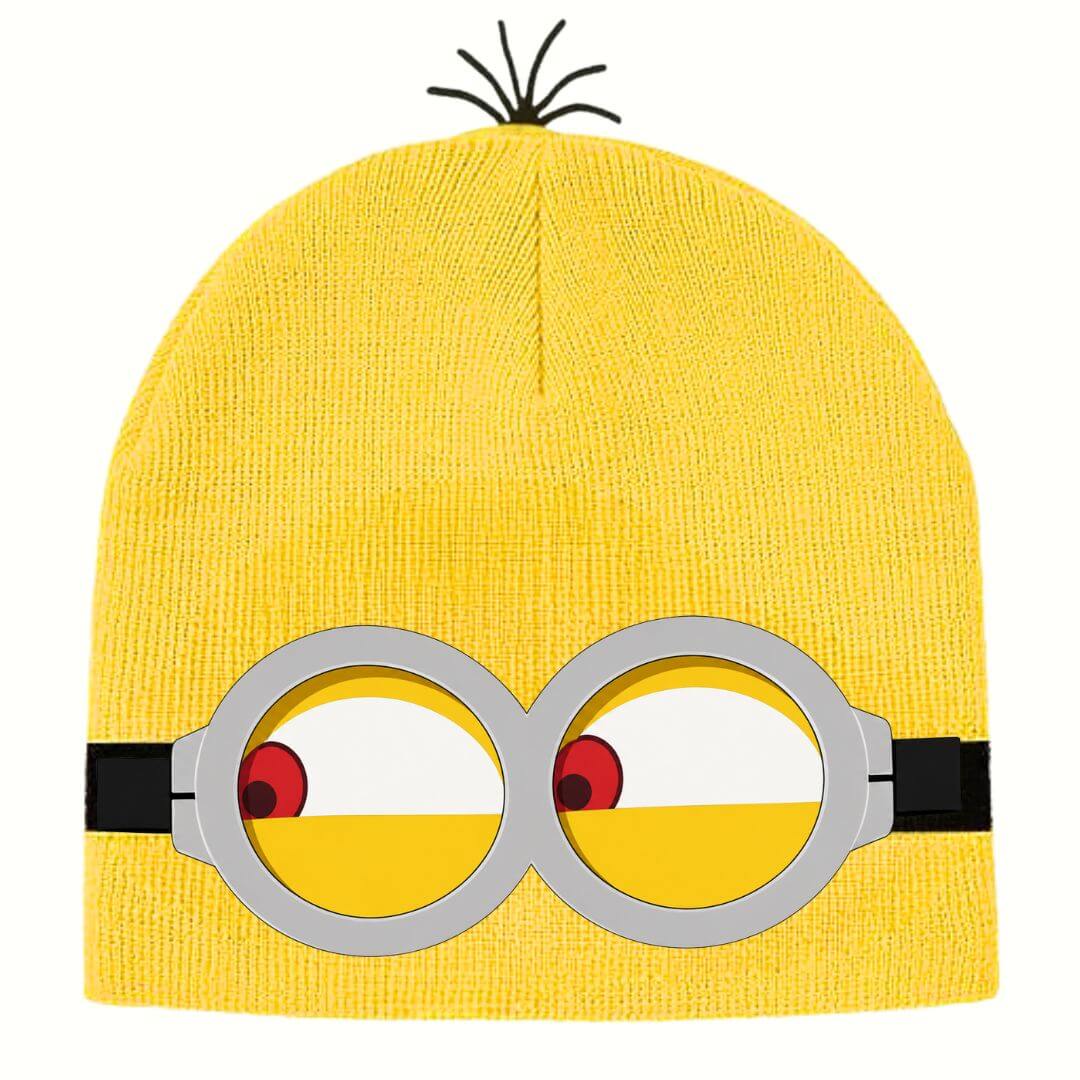 GORRO LOS MINIONS KEVIN AMARILLO DISFRAZ - NIÑOS Y ADULTOS - 1