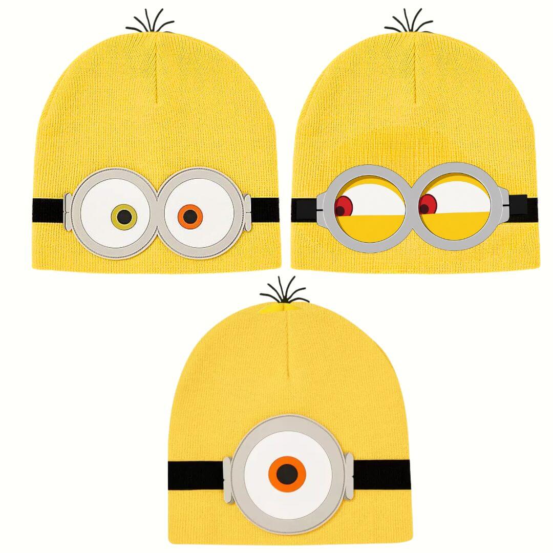 GORRO LOS MINIONS KEVIN AMARILLO DISFRAZ - NIÑOS Y ADULTOS - 2