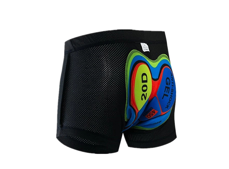 SHORT GEL O CULOTTE CICLISMO NEGRO - 1