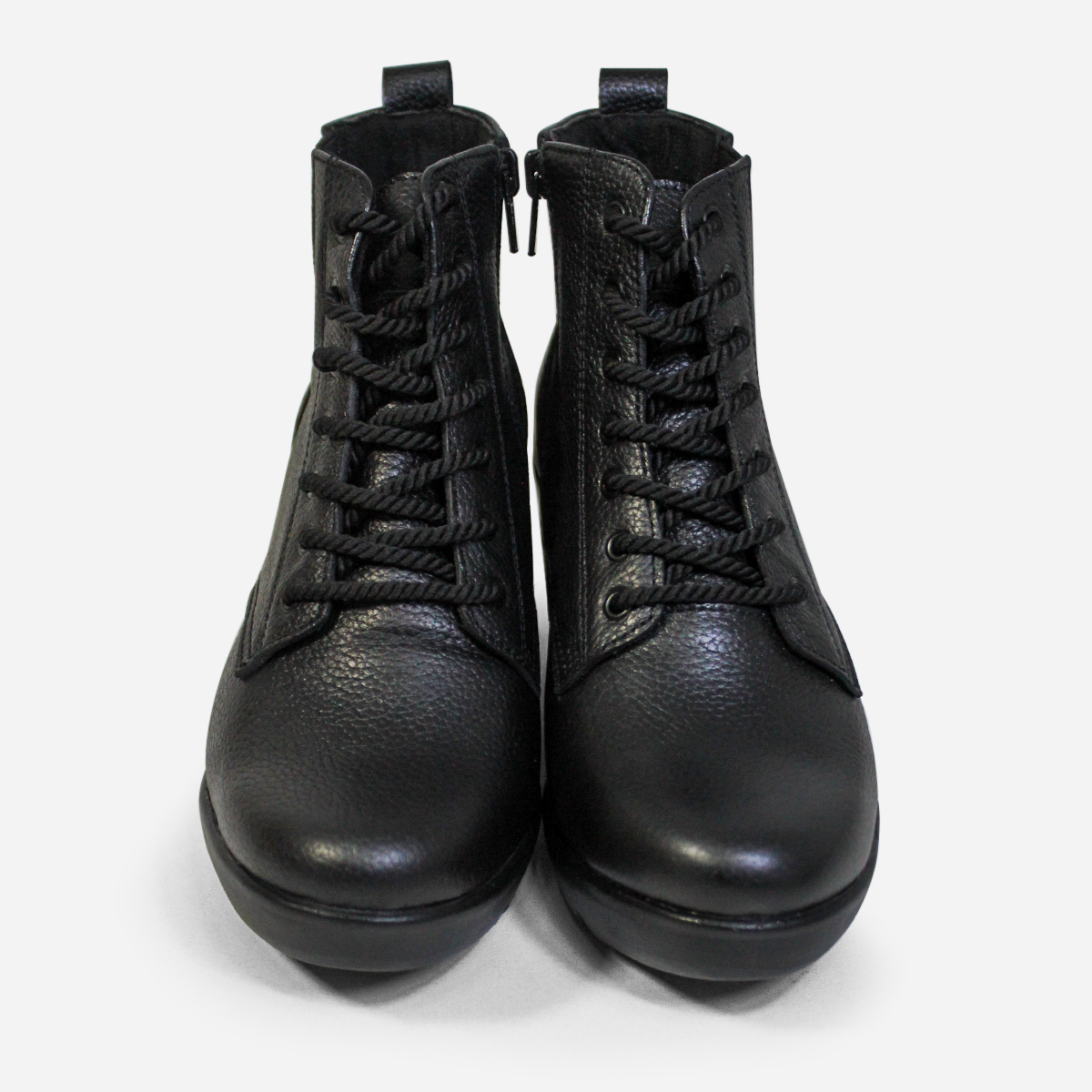 BOTINES MUJER MARIBU CUERO NEGRO 881 - 4