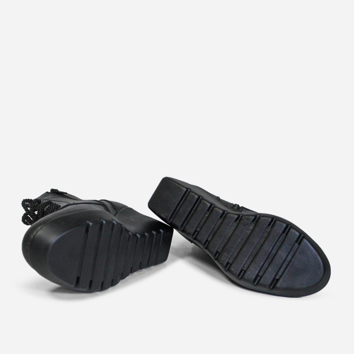 BOTINES MUJER MARIBU CUERO NEGRO 881 - 5