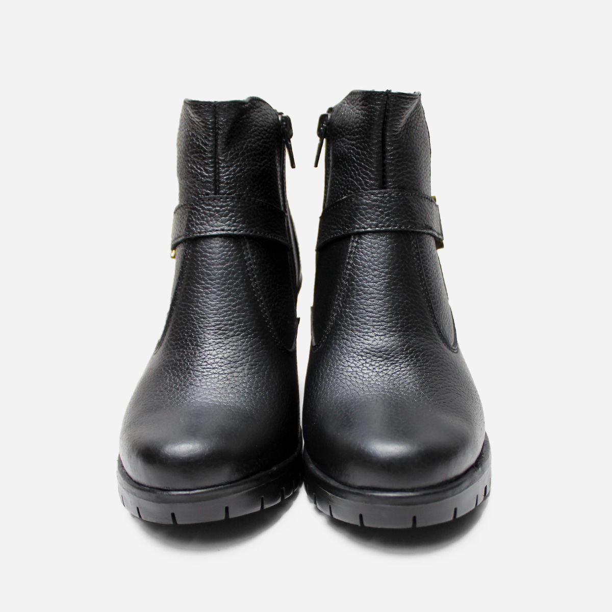 BOTINES MUJER MARIBU CUERO NEGRO 886 - 3