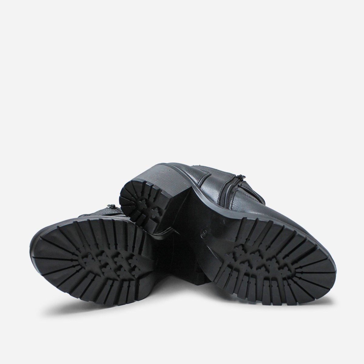 BOTINES MUJER MARIBU CUERO NEGRO 886 - 5