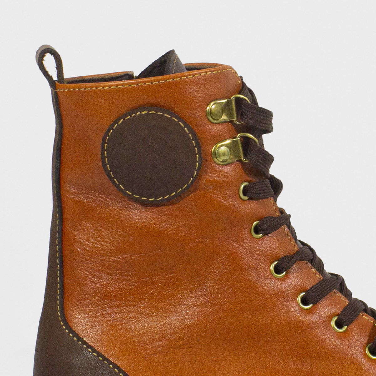 BOTINES MUJER MARIBU CUERO MIEL 888 - 4