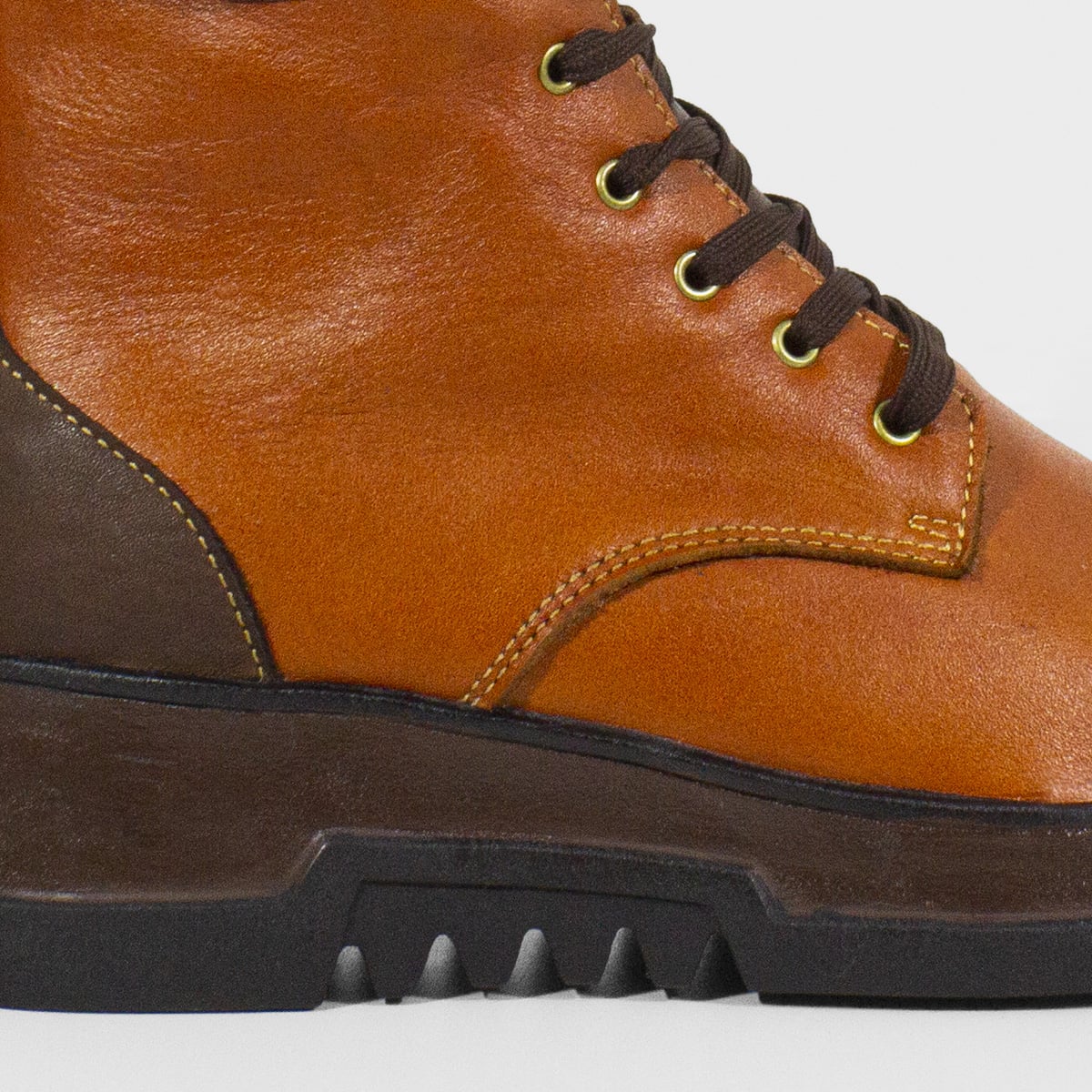 BOTINES MUJER MARIBU CUERO MIEL 888 - 5