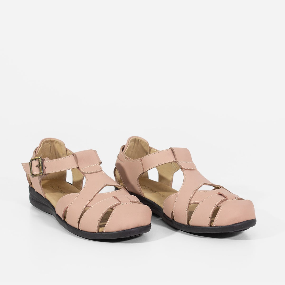 SANDALIAS MUJER MARIBU CUERO NUDE 548 - 2