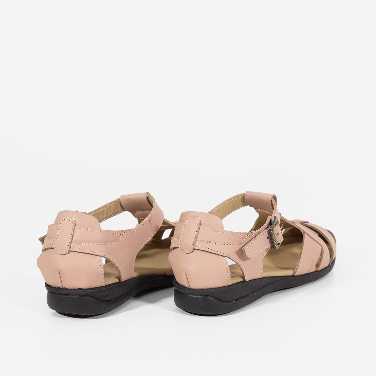 SANDALIAS MUJER MARIBU CUERO NUDE 548 - 3