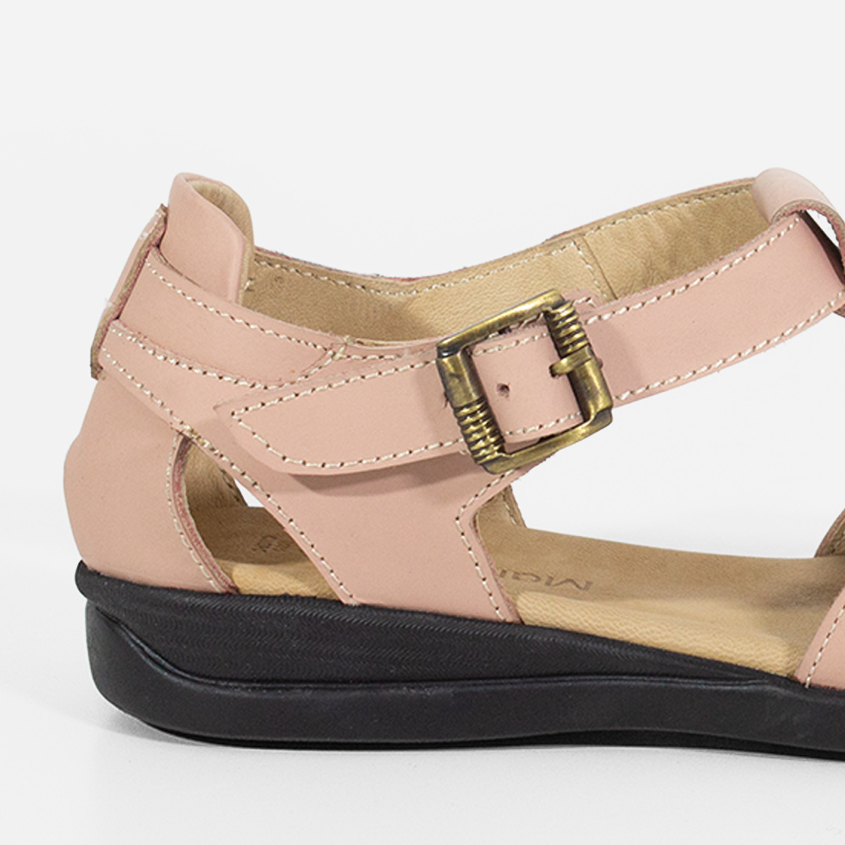 SANDALIAS MUJER MARIBU CUERO NUDE 548 - 4