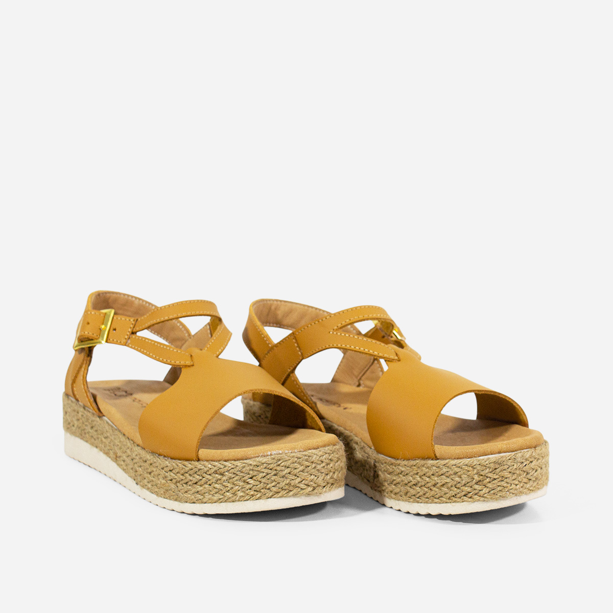 SANDALIAS MUJER MARIBU CUERO NATURAL 608 - 2