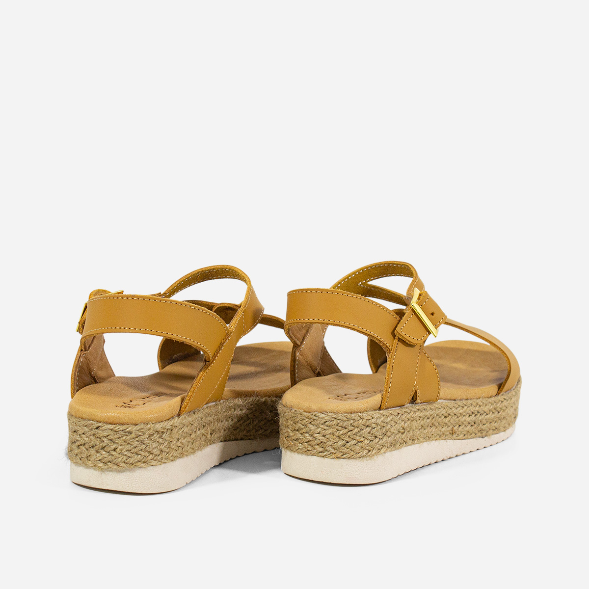 SANDALIAS MUJER MARIBU CUERO NATURAL 608 - 3