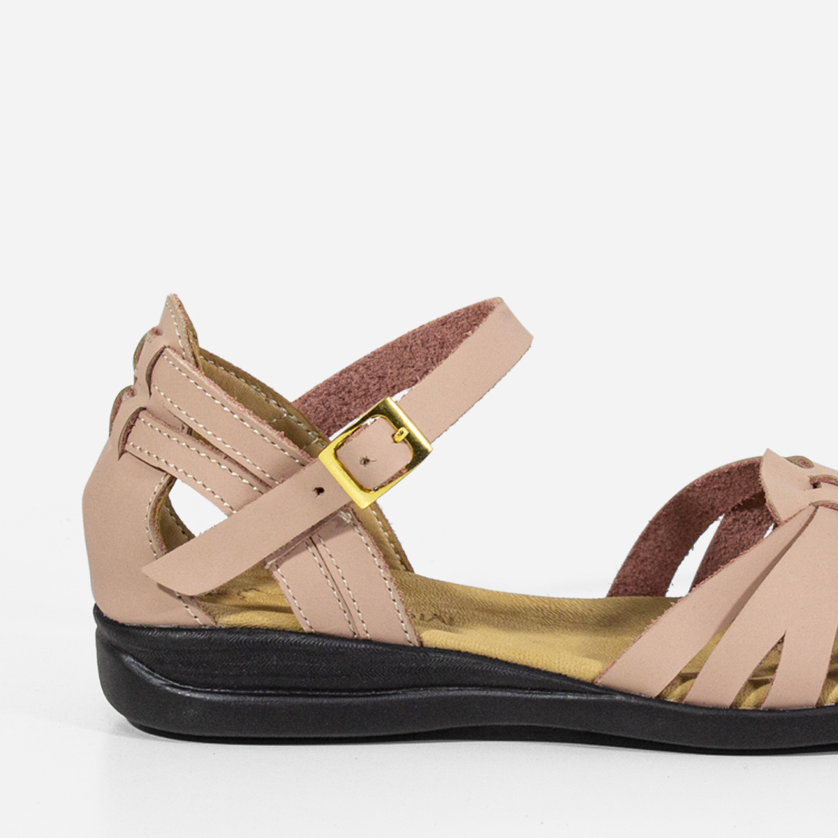 SANDALIAS MUJER MARIBU CUERO NUDE 657 - 4