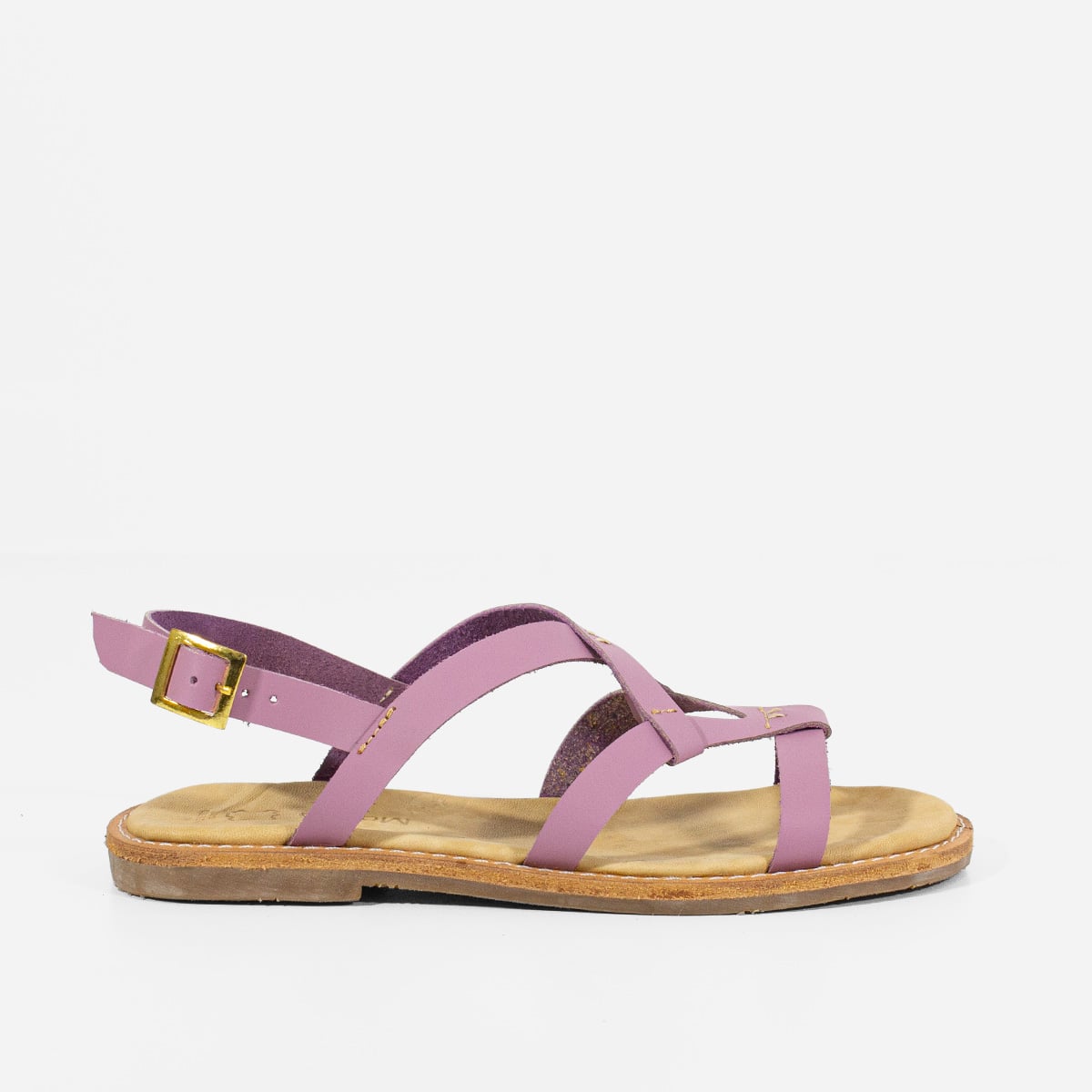 SANDALIAS MUJER MARIBU CUERO LILA 738 - 1