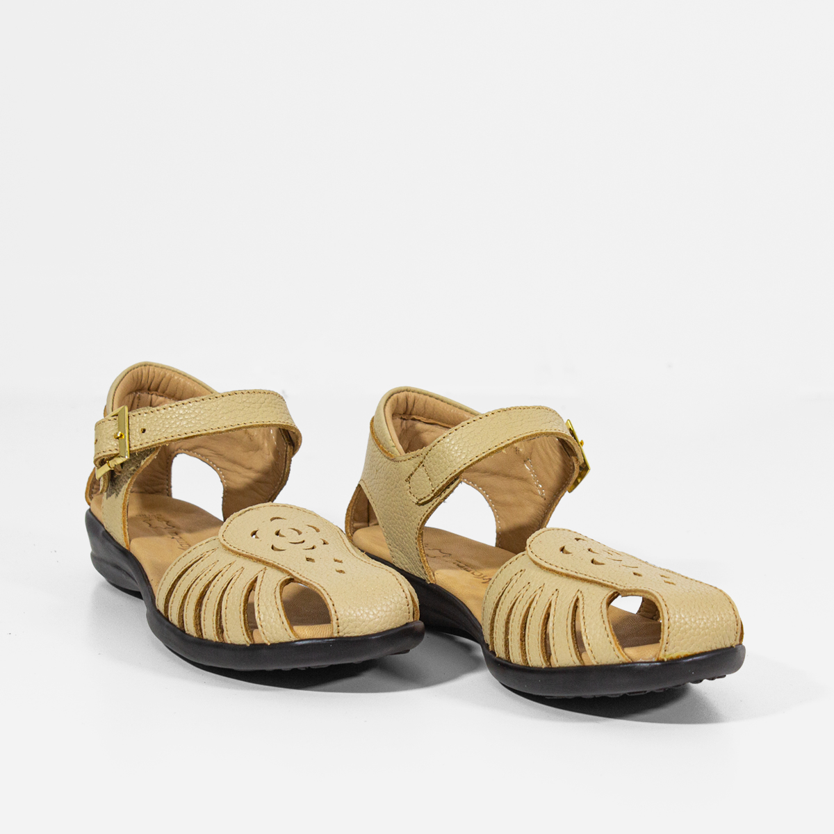SANDALIAS MUJER MARIBU CUERO NATURAL 765 - 2