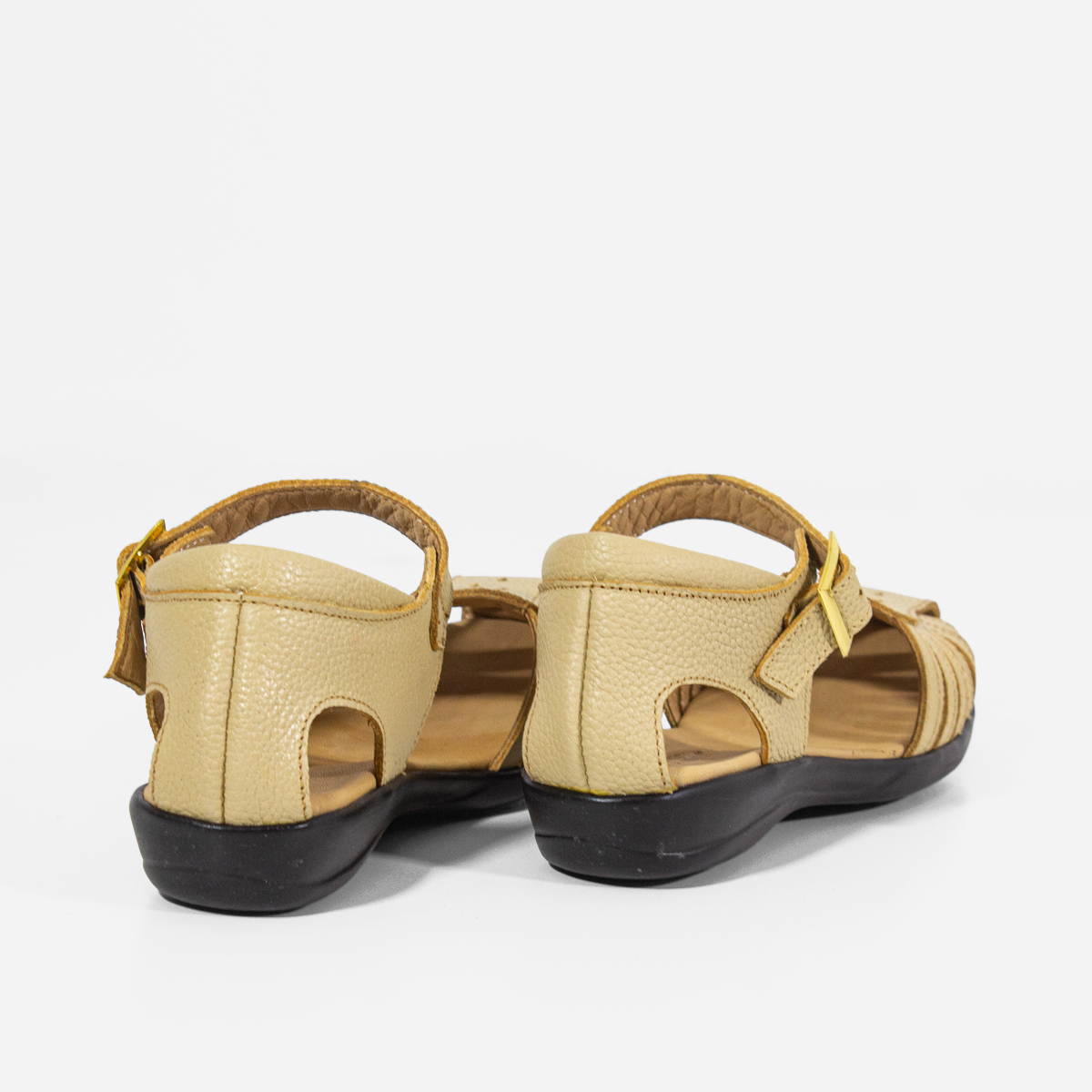 SANDALIAS MUJER MARIBU CUERO NATURAL 765 - 3