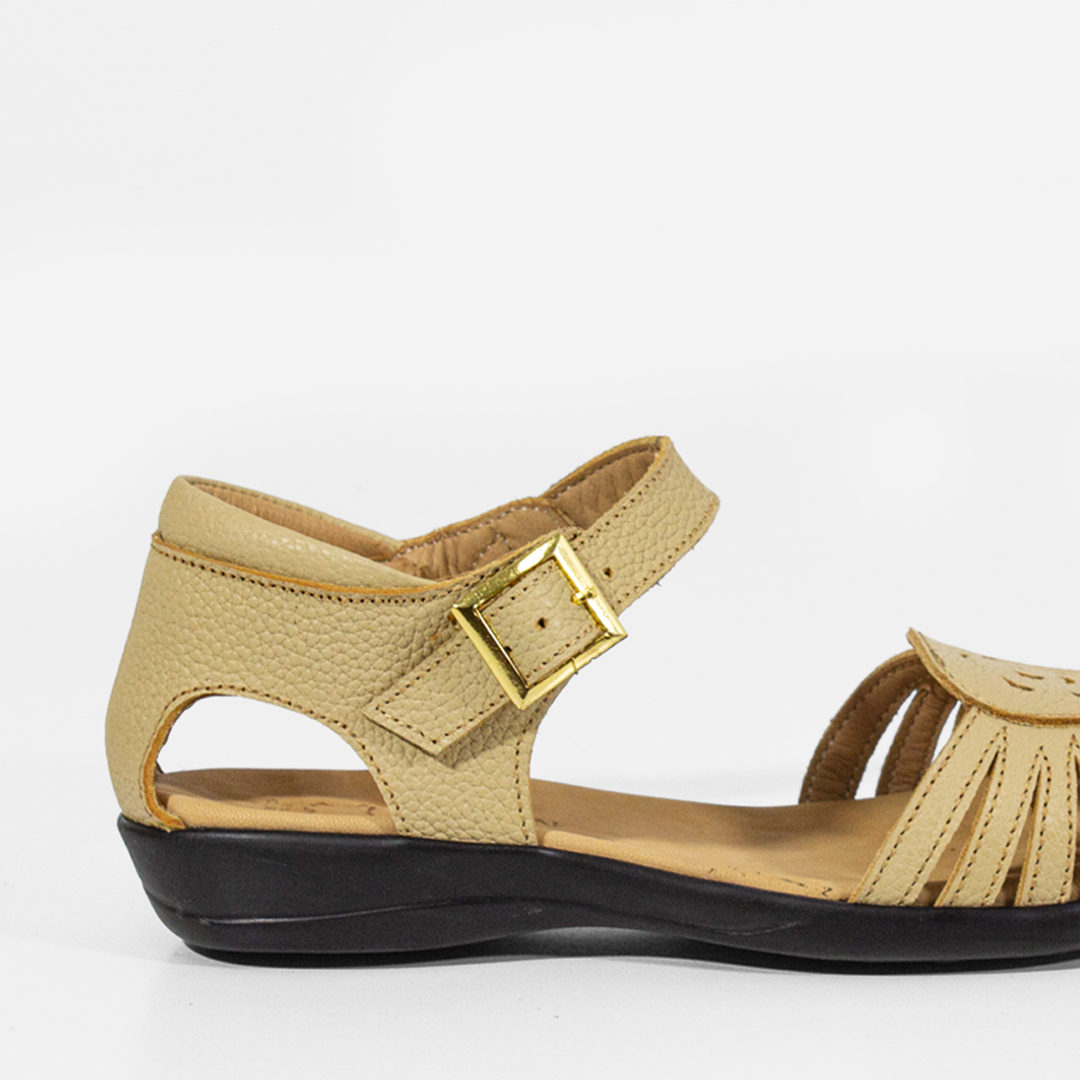 SANDALIAS MUJER MARIBU CUERO NATURAL 765 - 4