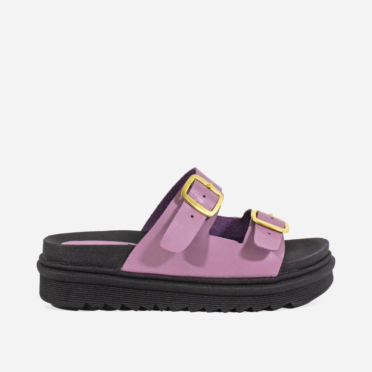 SANDALIAS MUJER MARIBU CUERO LILA 776P - 1