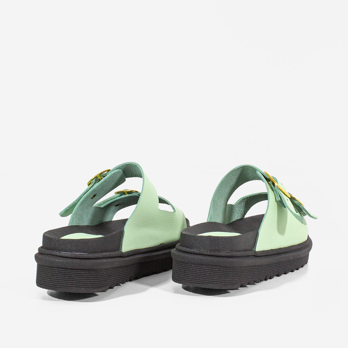 SANDALIAS MUJER MARIBU CUERO MENTA 776P - 3