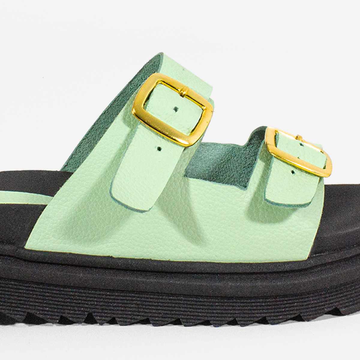 SANDALIAS MUJER MARIBU CUERO MENTA 776P - 4