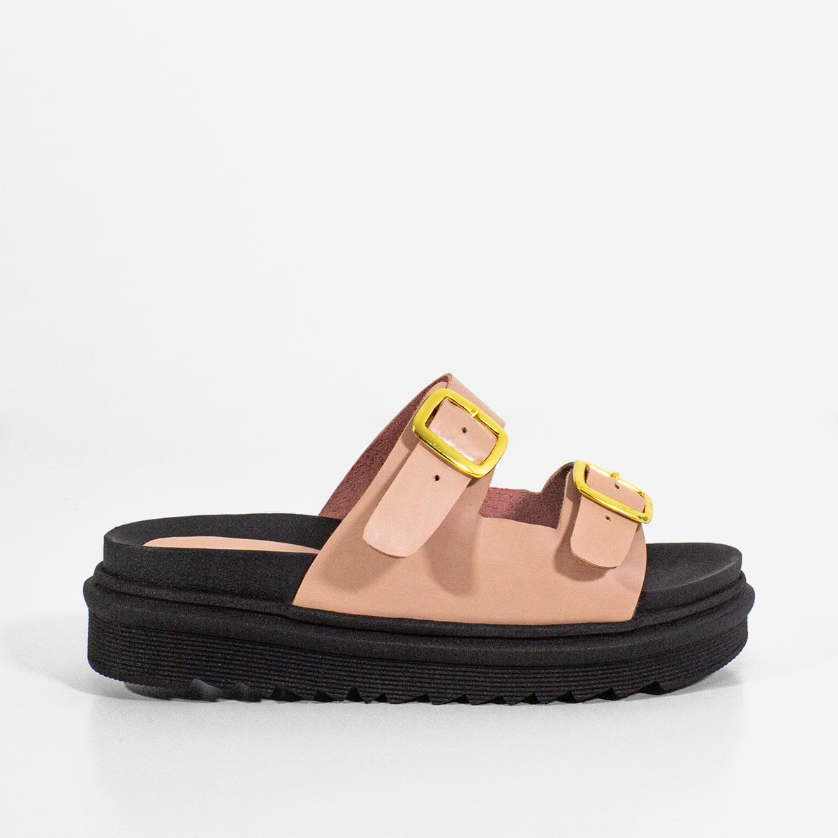 SANDALIAS MUJER MARIBU CUERO NUDE 776P - 1