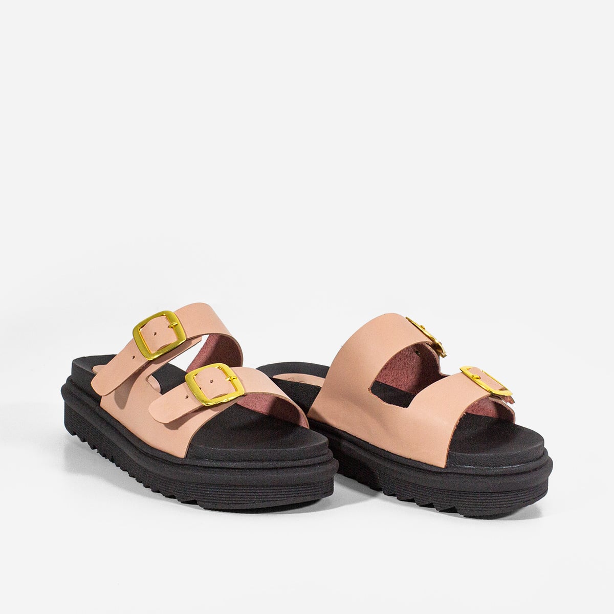 SANDALIAS MUJER MARIBU CUERO NUDE 776P - 2