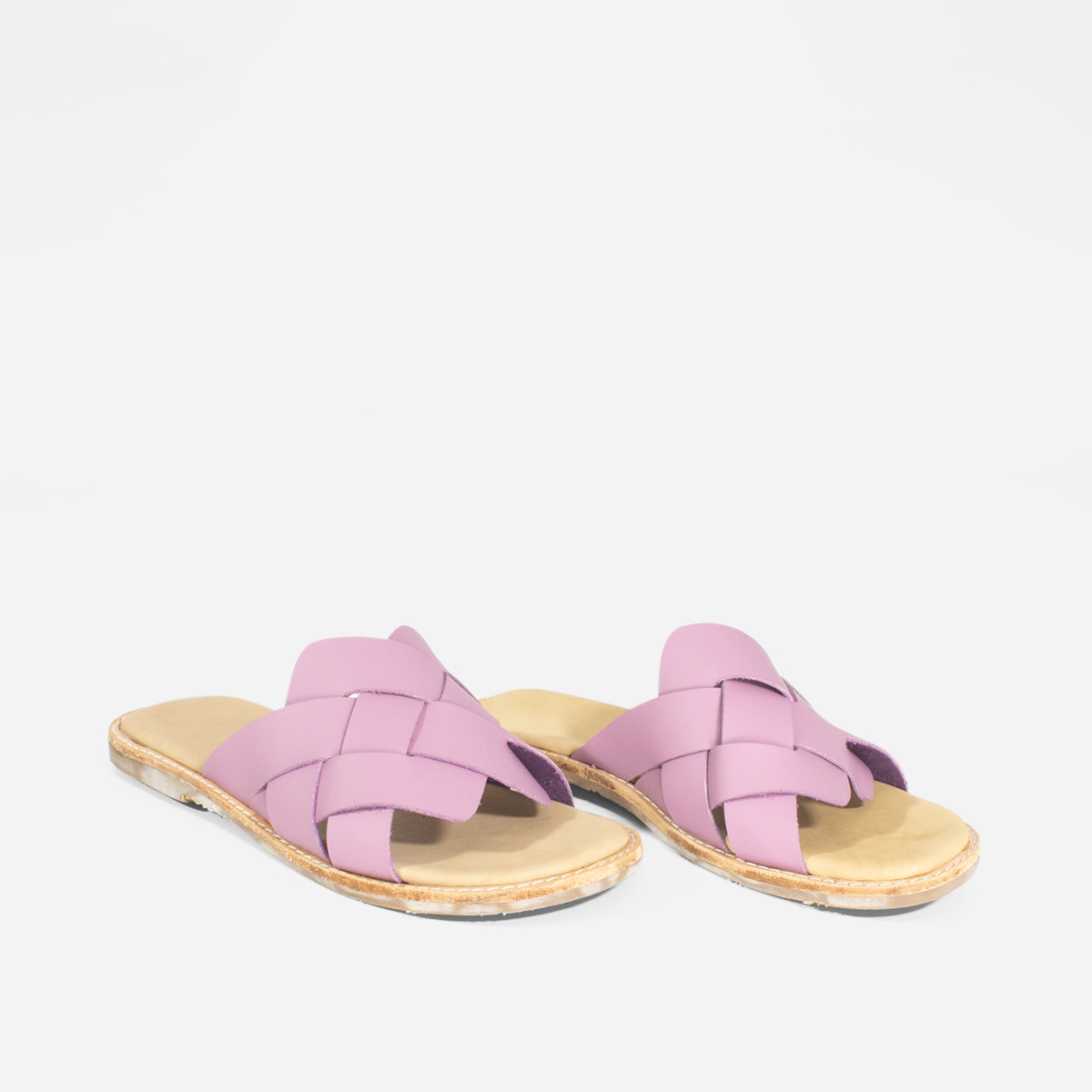 SANDALIAS MUJER MARIBU CUERO LILA 808 - 2