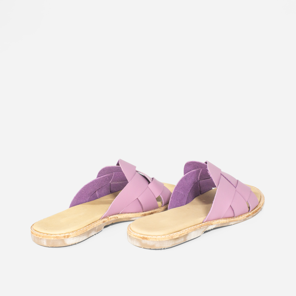 SANDALIAS MUJER MARIBU CUERO LILA 808 - 3