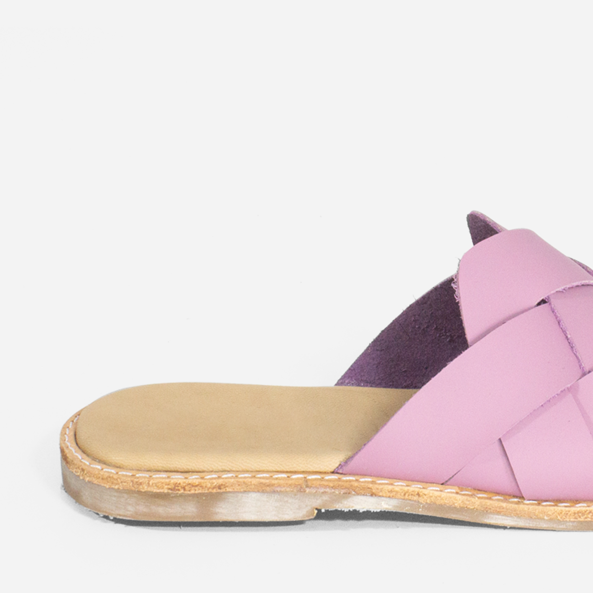 SANDALIAS MUJER MARIBU CUERO LILA 808 - 4