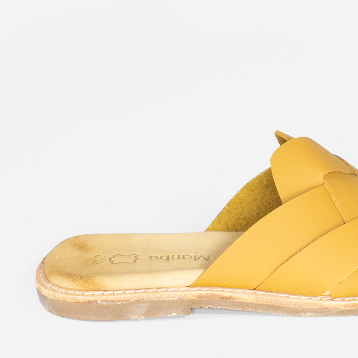 SANDALIAS MUJER MARIBU CUERO NATURAL 808 - 4