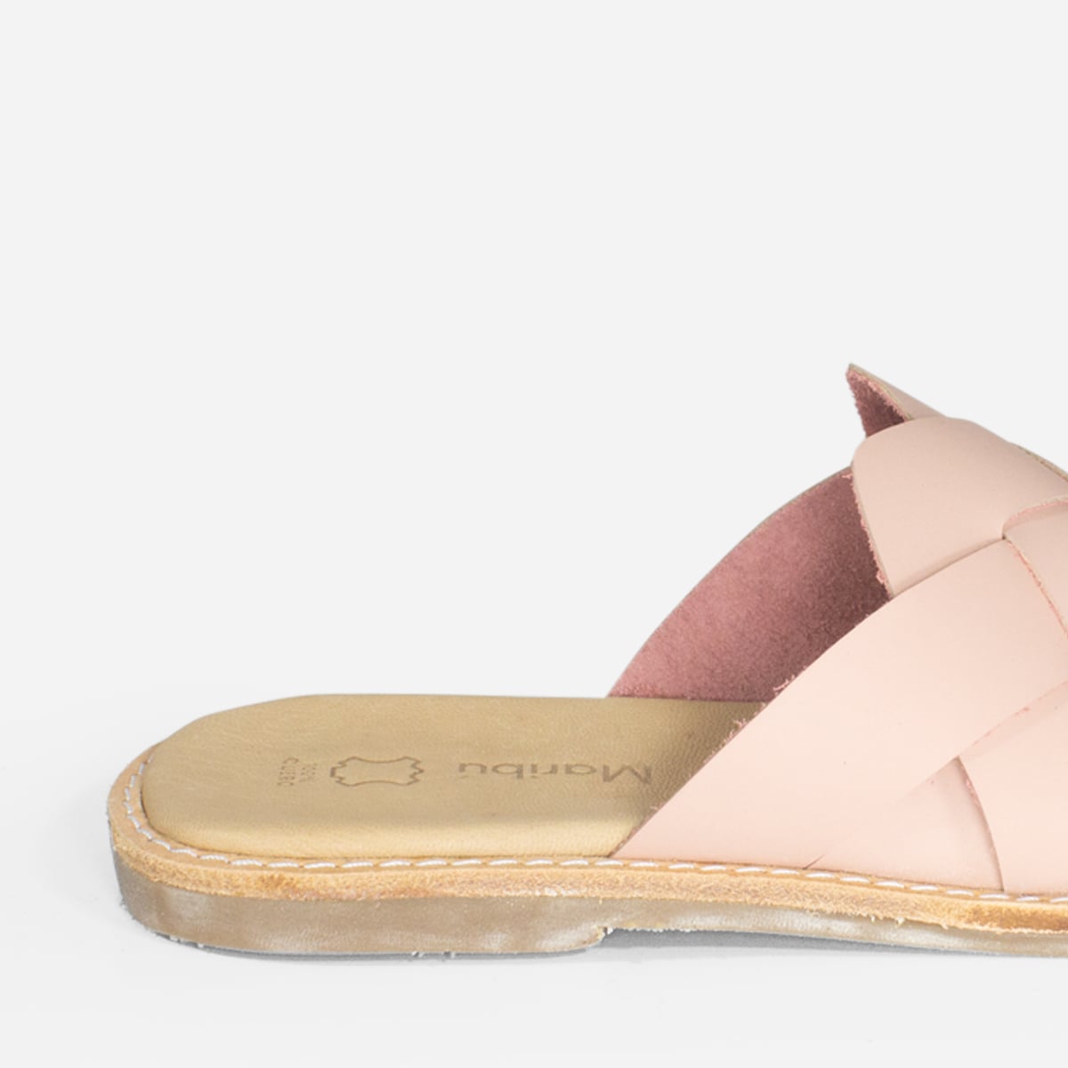 SANDALIAS MUJER MARIBU CUERO NUDE 808 - 4