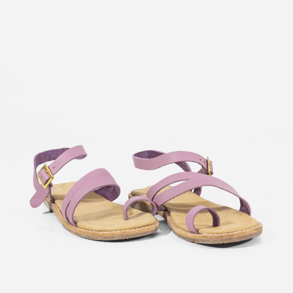 SANDALIAS MARIBU CUERO LILA 809 - 2
