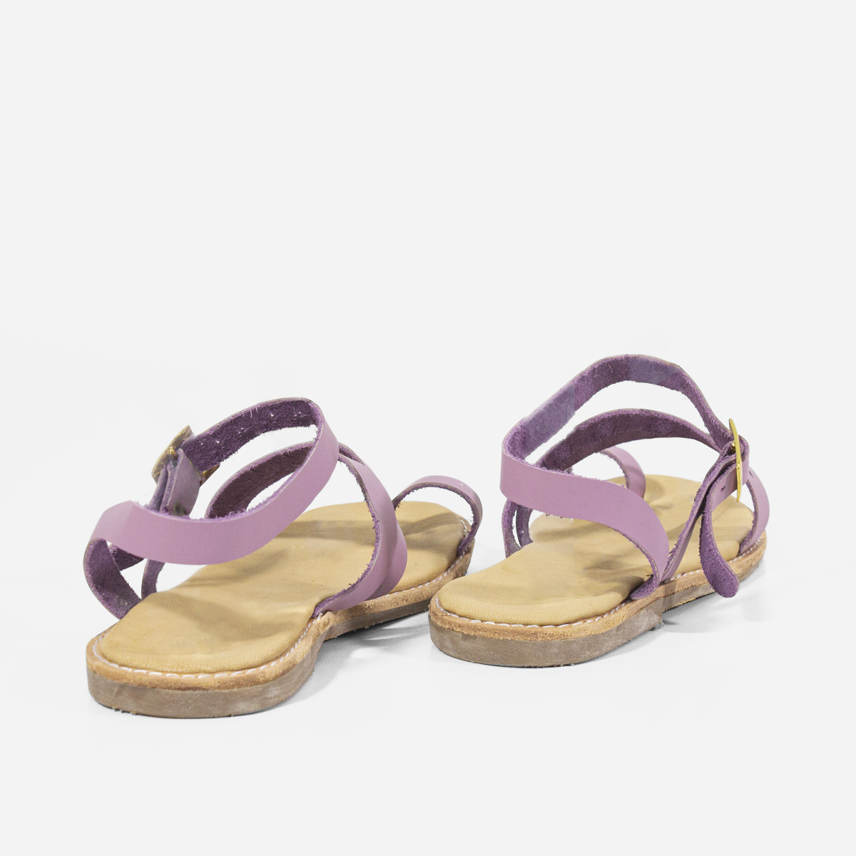 SANDALIAS MARIBU CUERO LILA 809 - 3