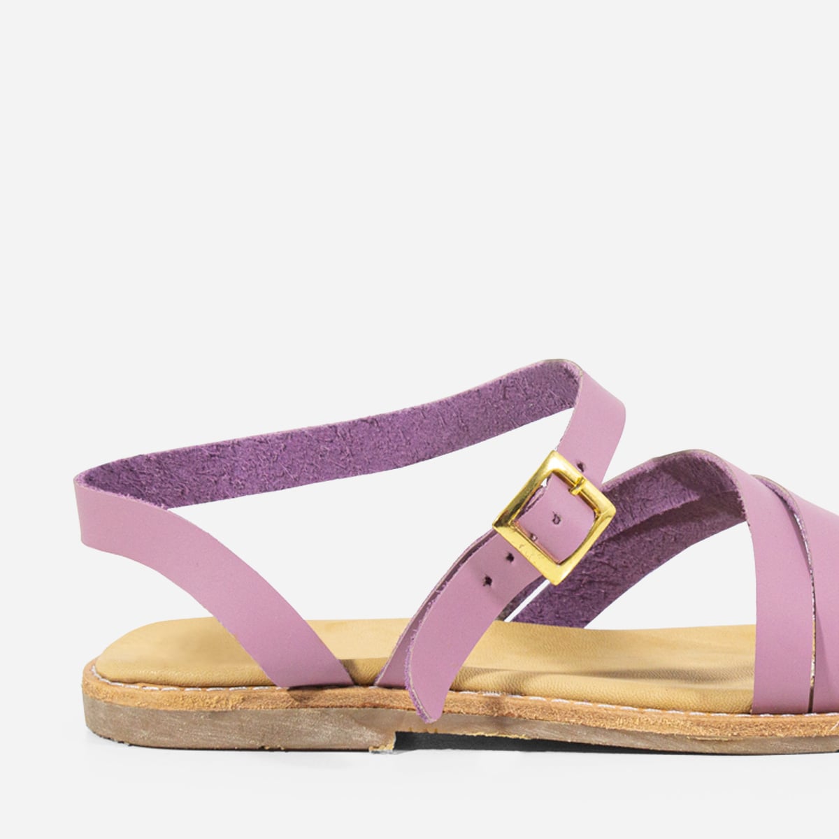 SANDALIAS MARIBU CUERO LILA 809 - 4