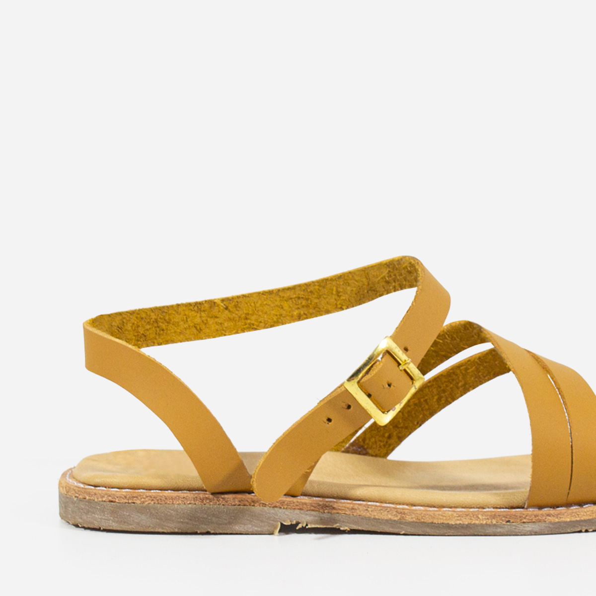 SANDALIAS MUJER MARIBU CUERO NATURAL 809 - 4